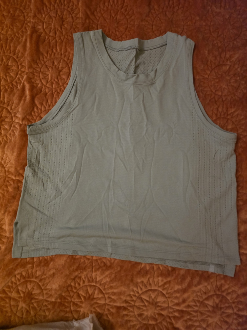 lululemon athletica Light Sage Sleeveless Workout Tank